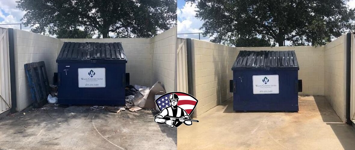 Dumpster Pad Cleaning Houston