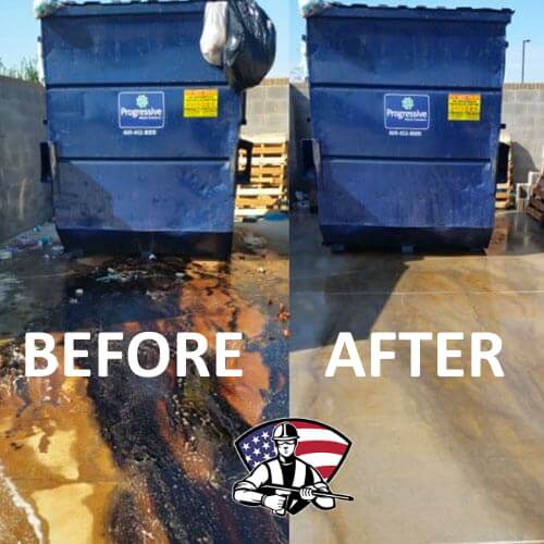 Dumpster Pad Cleaning in Houston TX