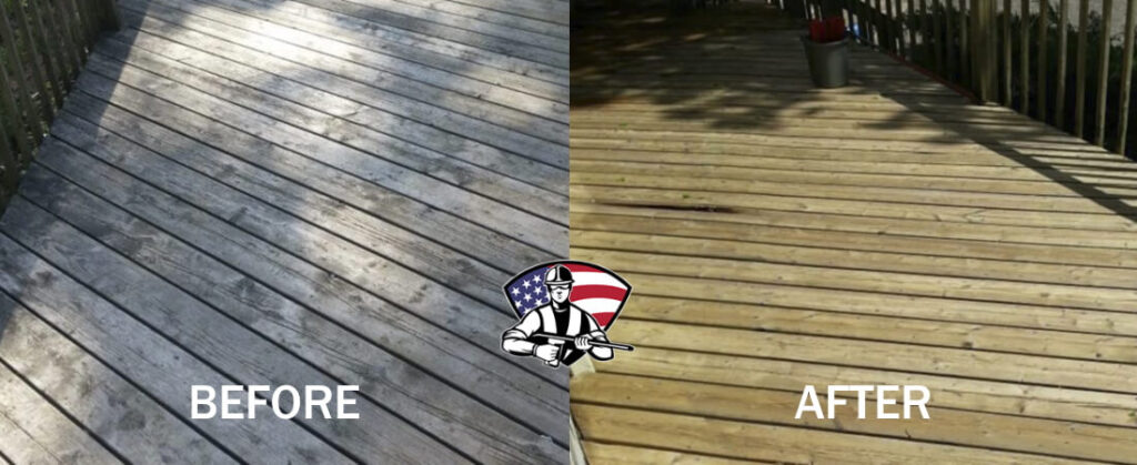 Wood Deck Cleaning in Houston TX